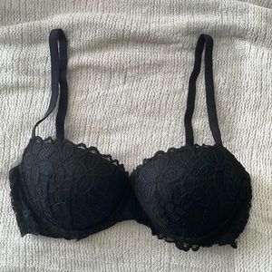 Black Lace, Victorias Secret Push Up Bra- 34DD